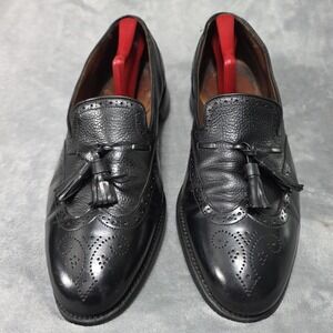 Allen Edmonds Black Leather Tassel Loafers
